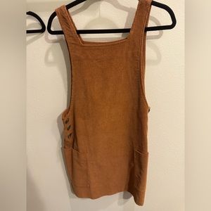 Corduroy Dress with buttons on side